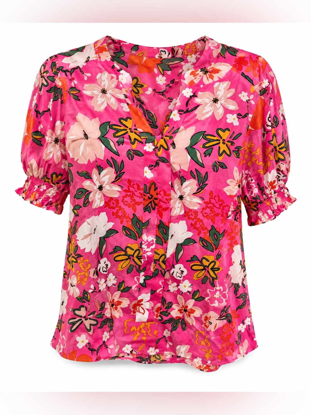 Floral Pink Women's Top